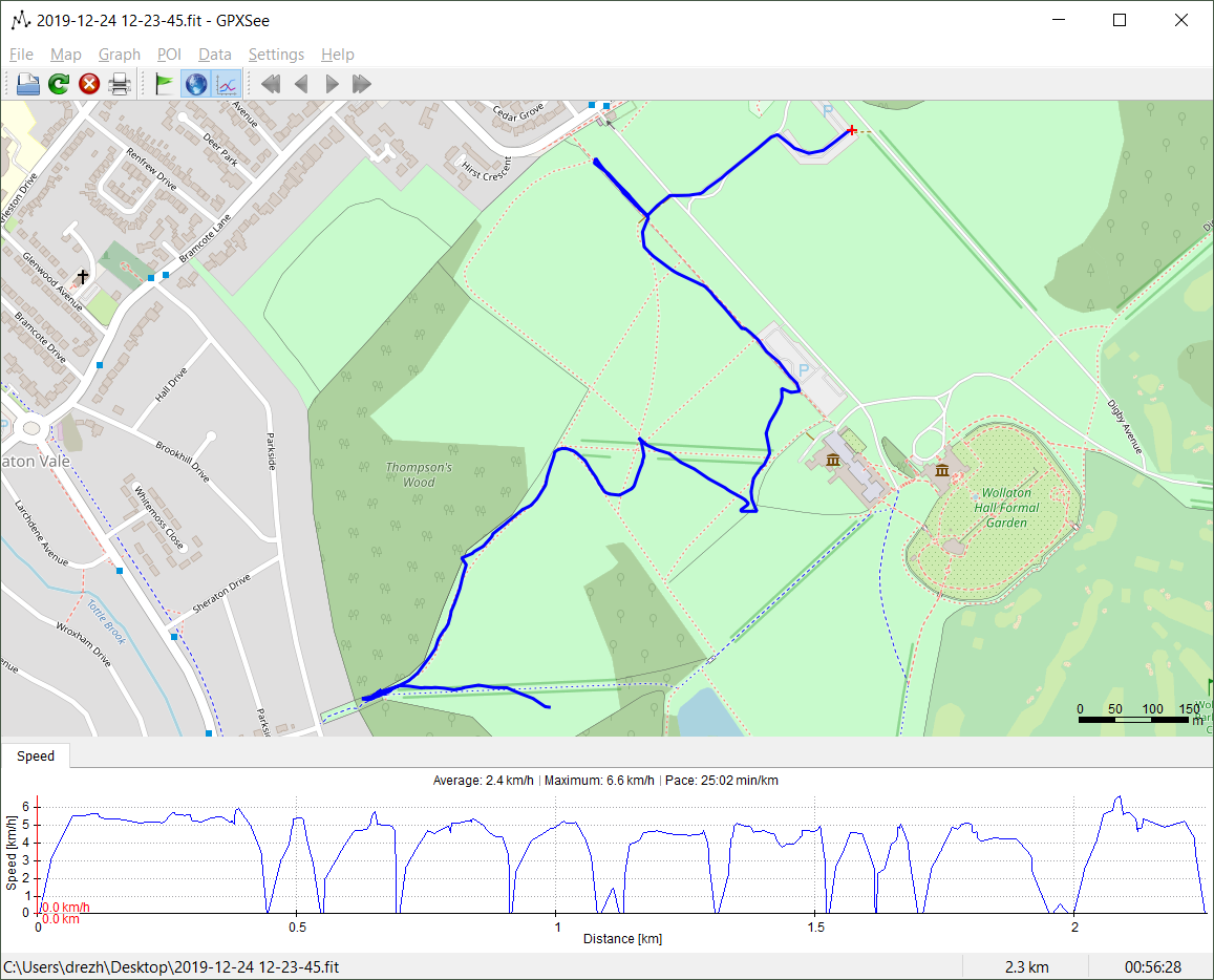 Garmin eTrex 25 Tracks