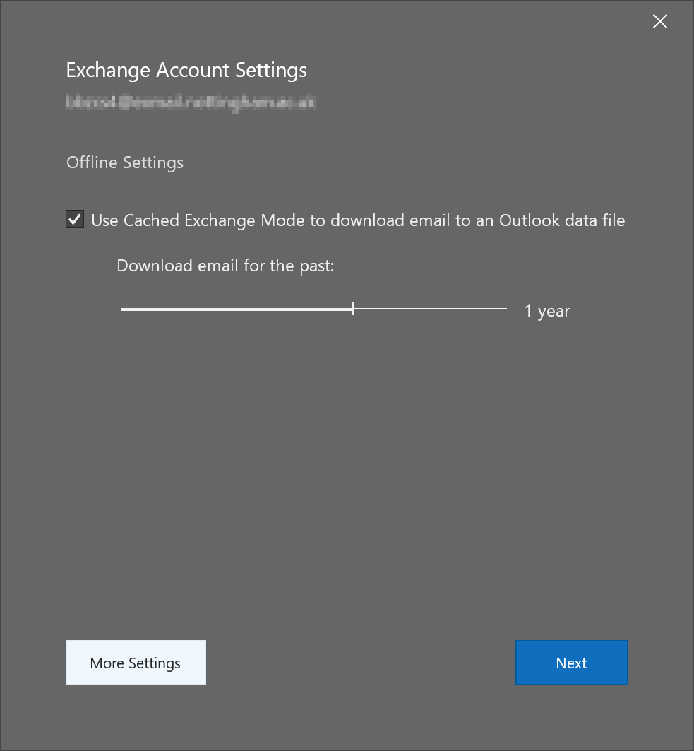Setting up Windows Outlook to only download specific messages