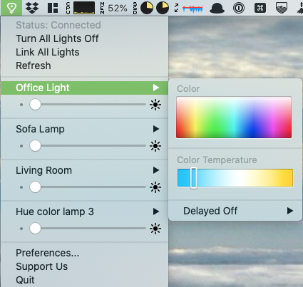 Colour and brightness control